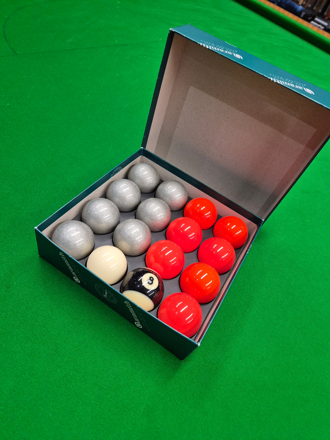 Aramith Premier 2" Pool Balls - Orange & Silver