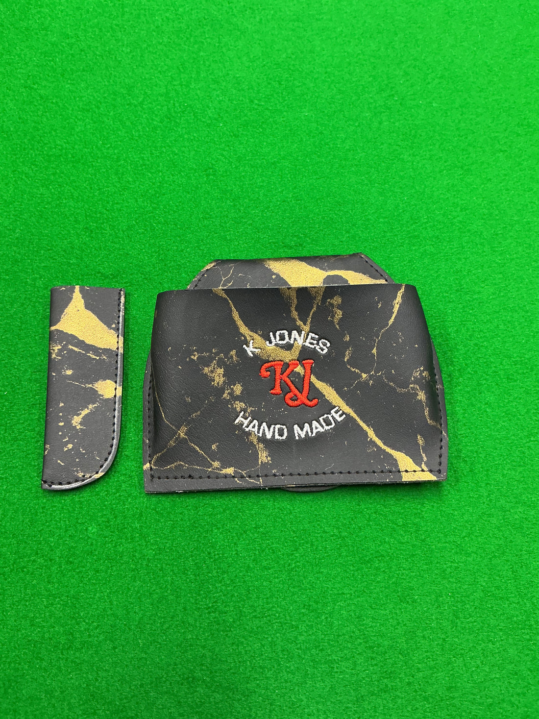 Chalk Pouch & Tip Protector set (leatherette)