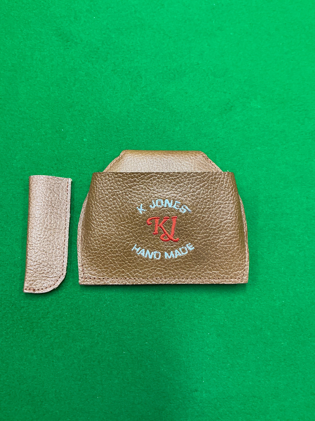 Chalk Pouch & Tip Protector set (genuine leather)