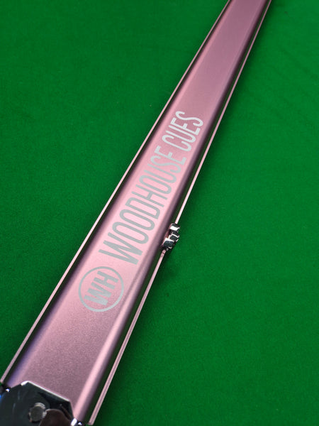 1 Piece 2 Slot Aluminium Slimline Pink 1KJA05