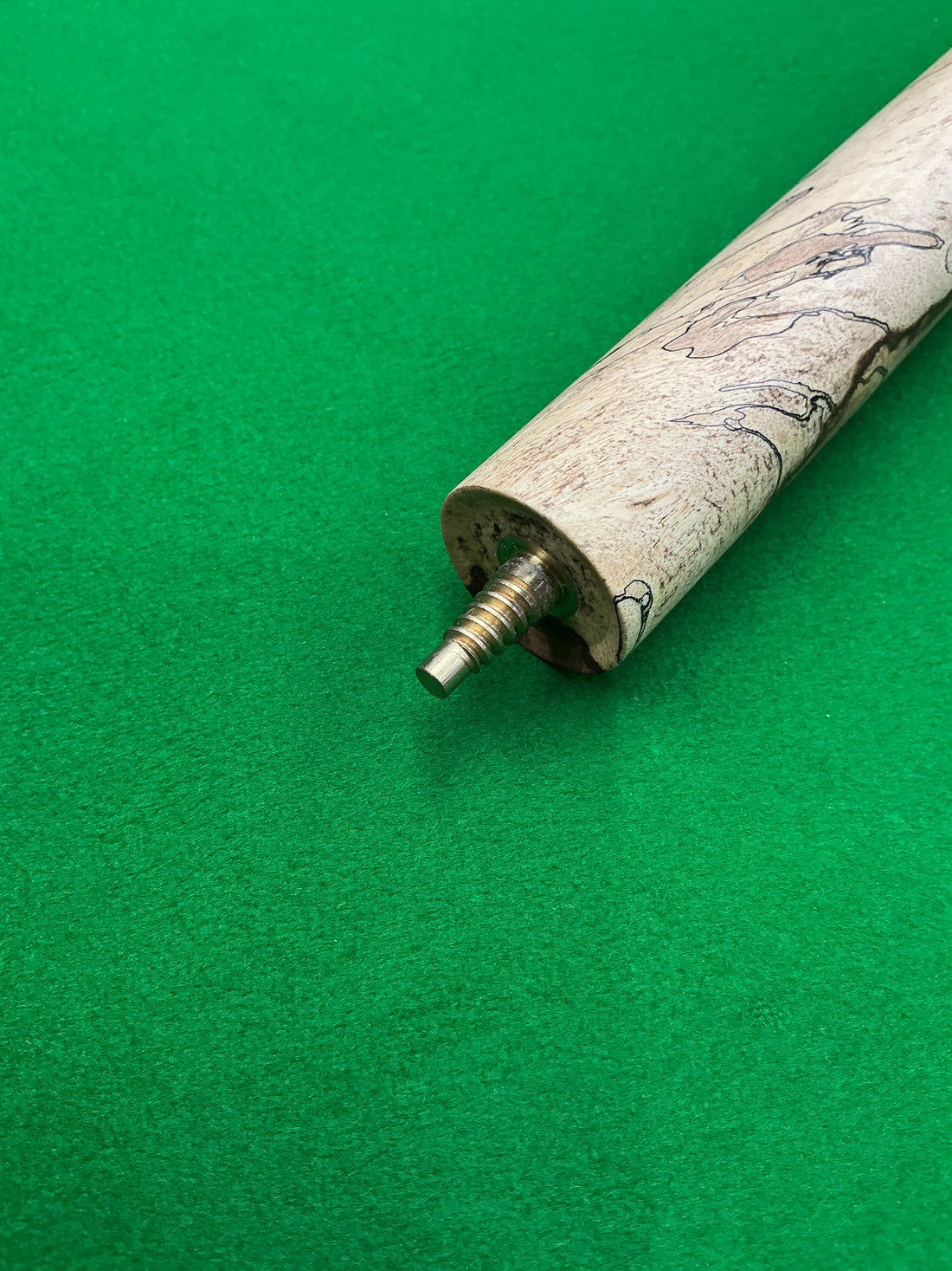 7.75” Spiralock Spalted Tamarind Mini Butt