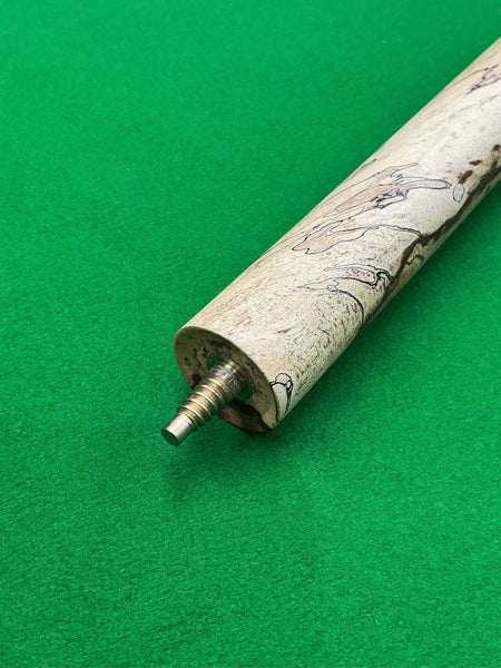 7.75” Spiralock Spalted Tamarind Mini Butt