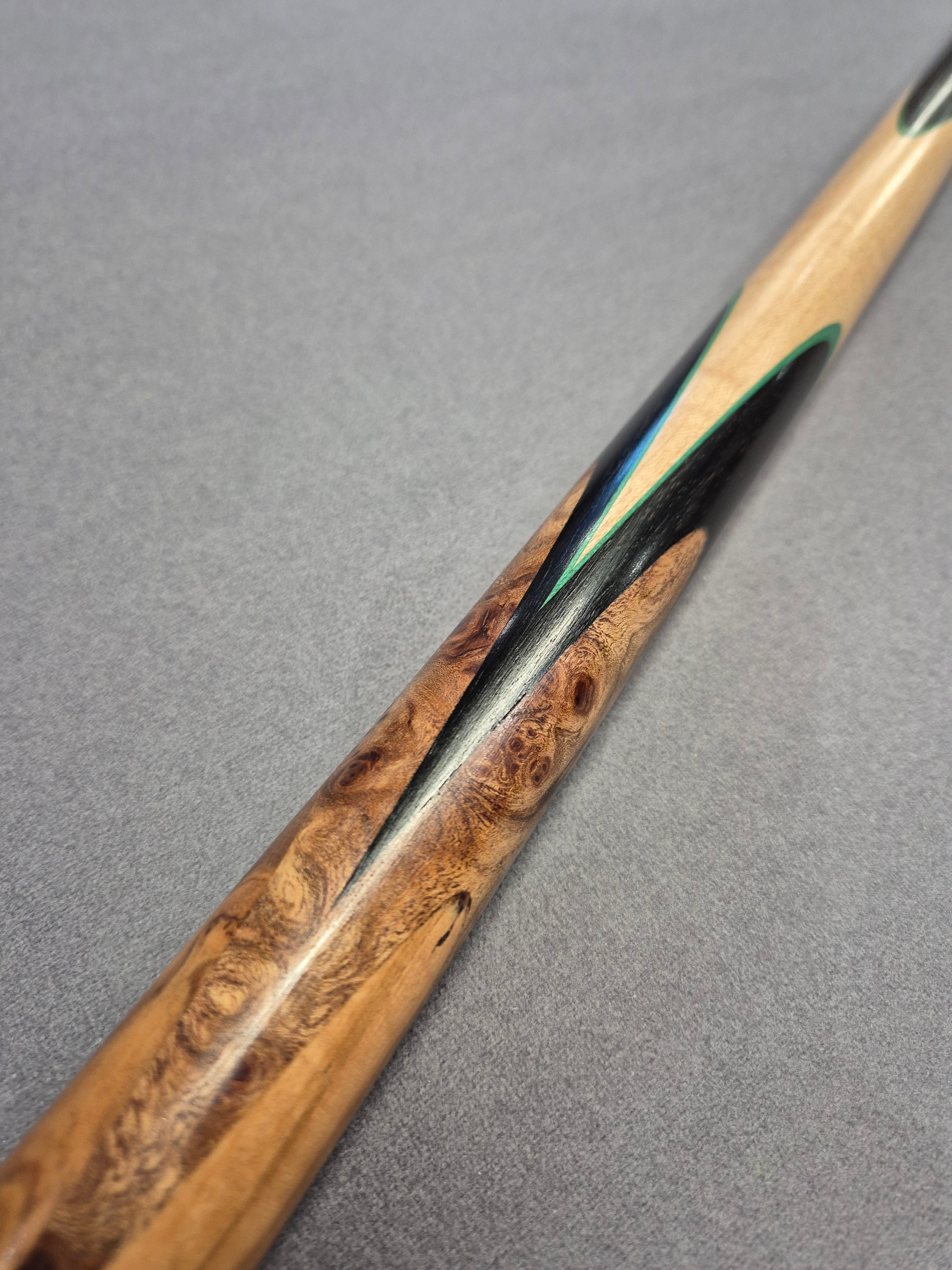 Silverwood RS01 Unique, One-Off Cue, Exotic, Reverse Splices