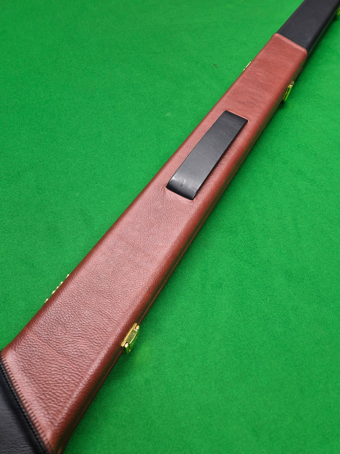 Genuine Leather 1 Piece 2 Slot Case