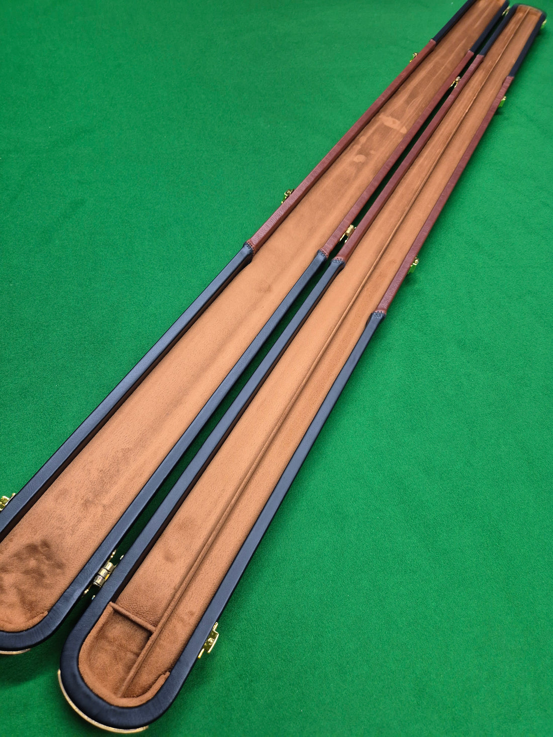 Genuine Leather 1 Piece 2 Slot Case
