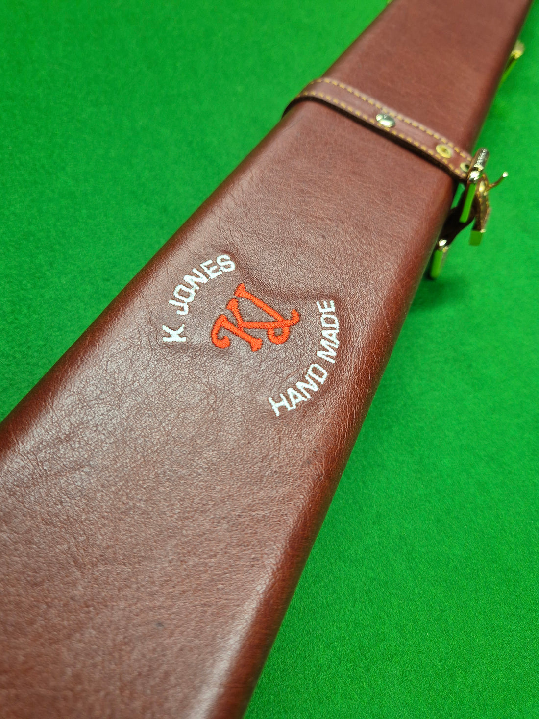 Genuine Leather 1 Piece 2 Slot Case