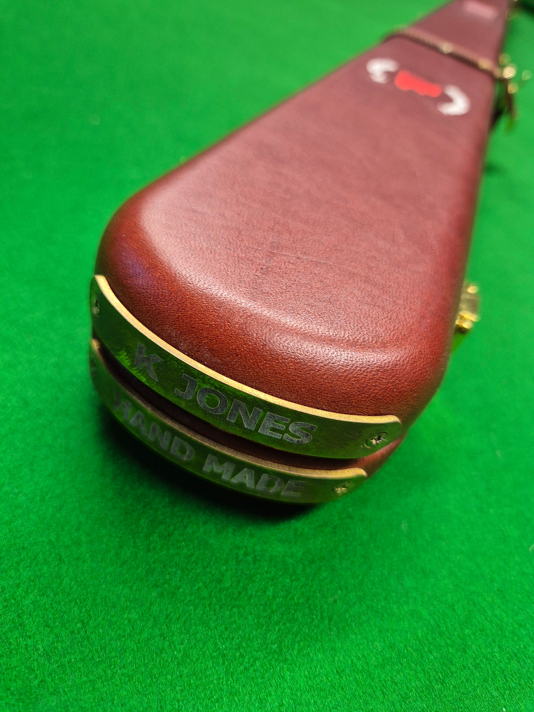 Genuine Leather 1 Piece 2 Slot Case