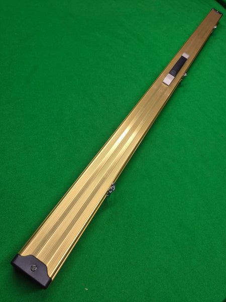 Gold Aluminium 1 Piece 2 Slot Case