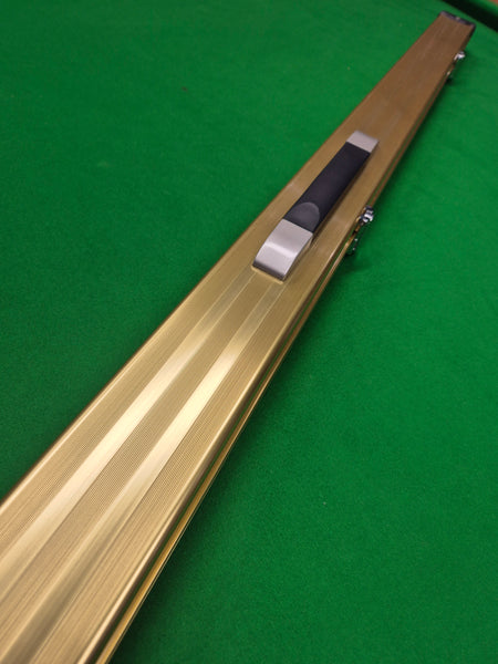 Gold Aluminium 1 Piece 2 Slot Case