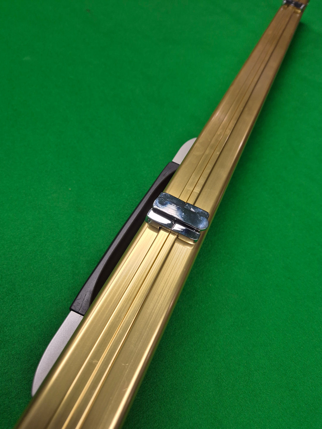 Gold Aluminium 1 Piece 2 Slot Case