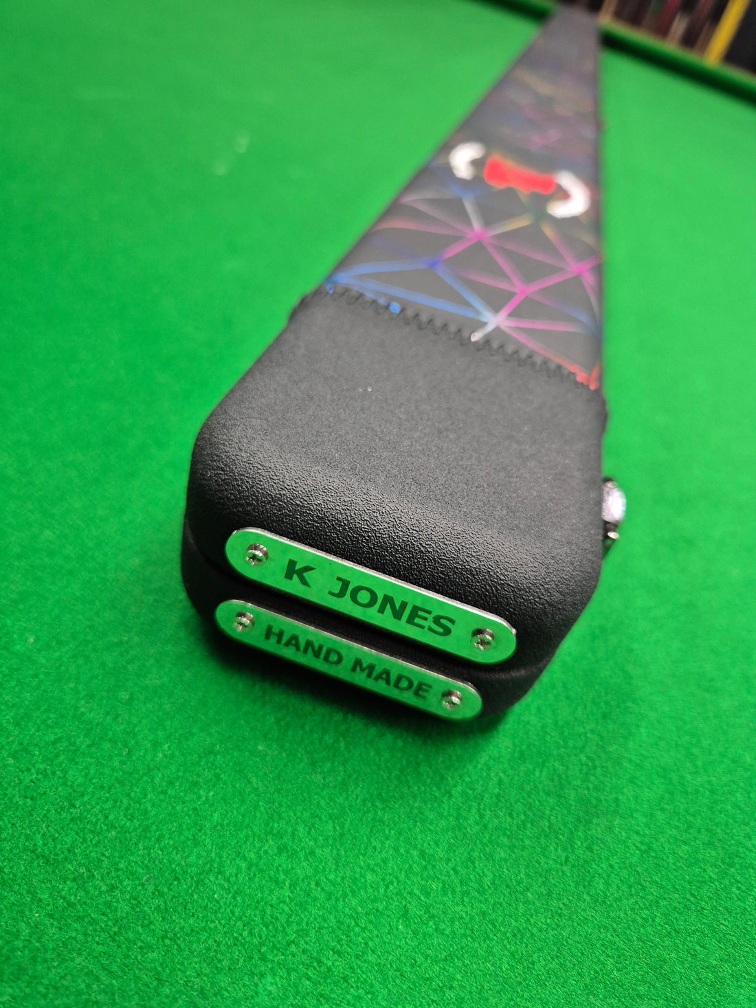 1 Piece 2 Slot Synthetic Leather Geometric KJS03