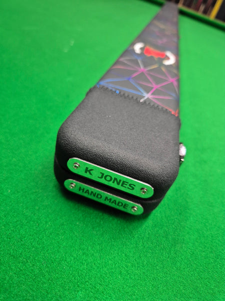 1 Piece 2 Slot Synthetic Leather Geometric KJS03