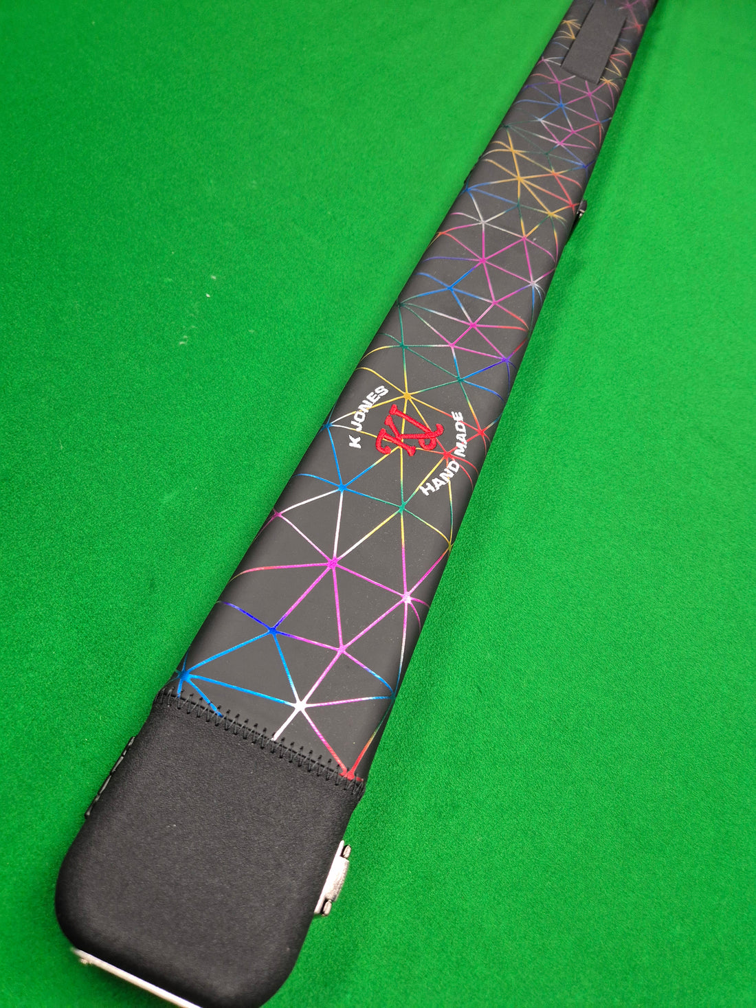 1 Piece 2 Slot Synthetic Leather Geometric KJS03