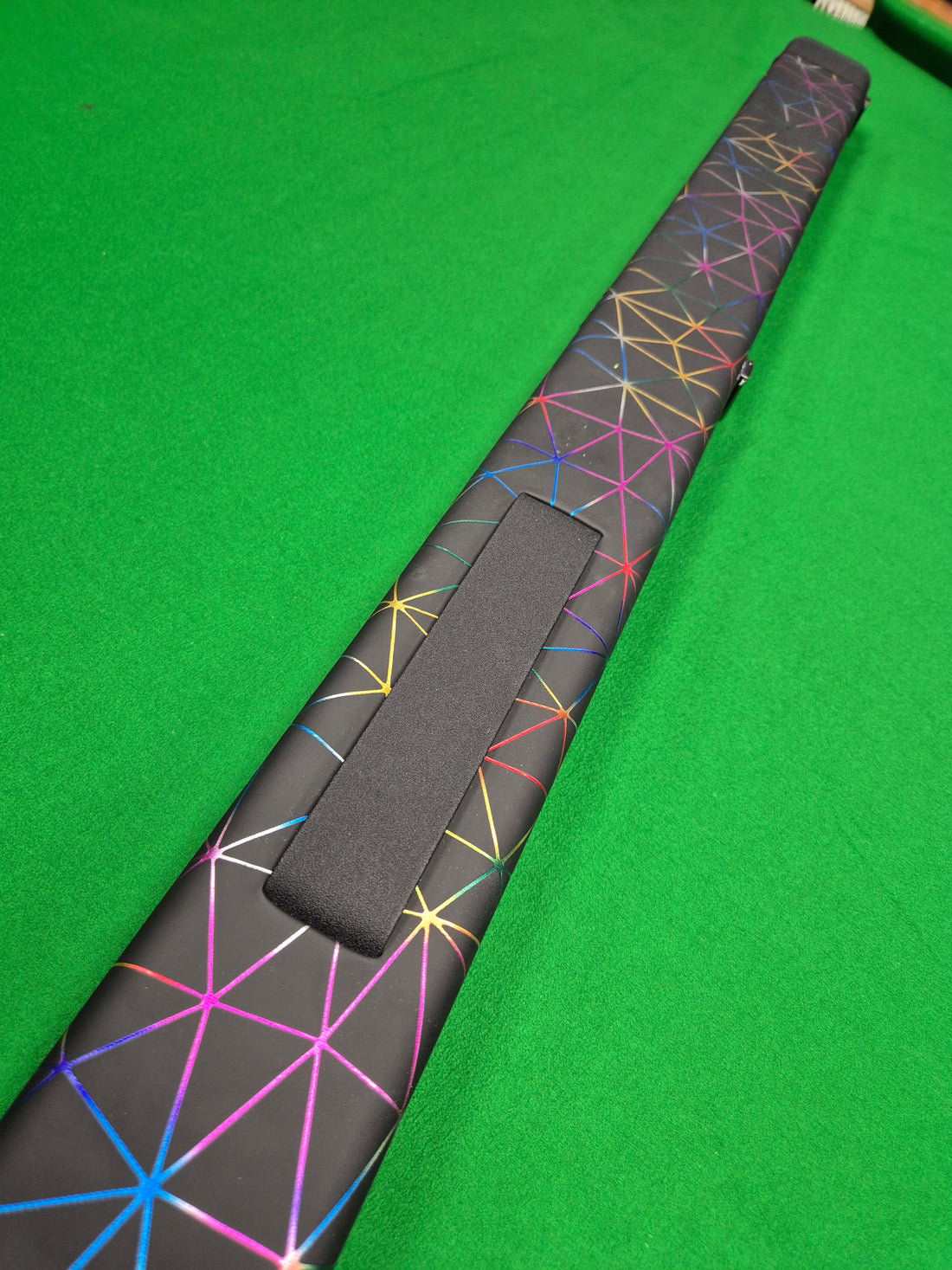1 Piece 2 Slot Synthetic Leather Geometric KJS03