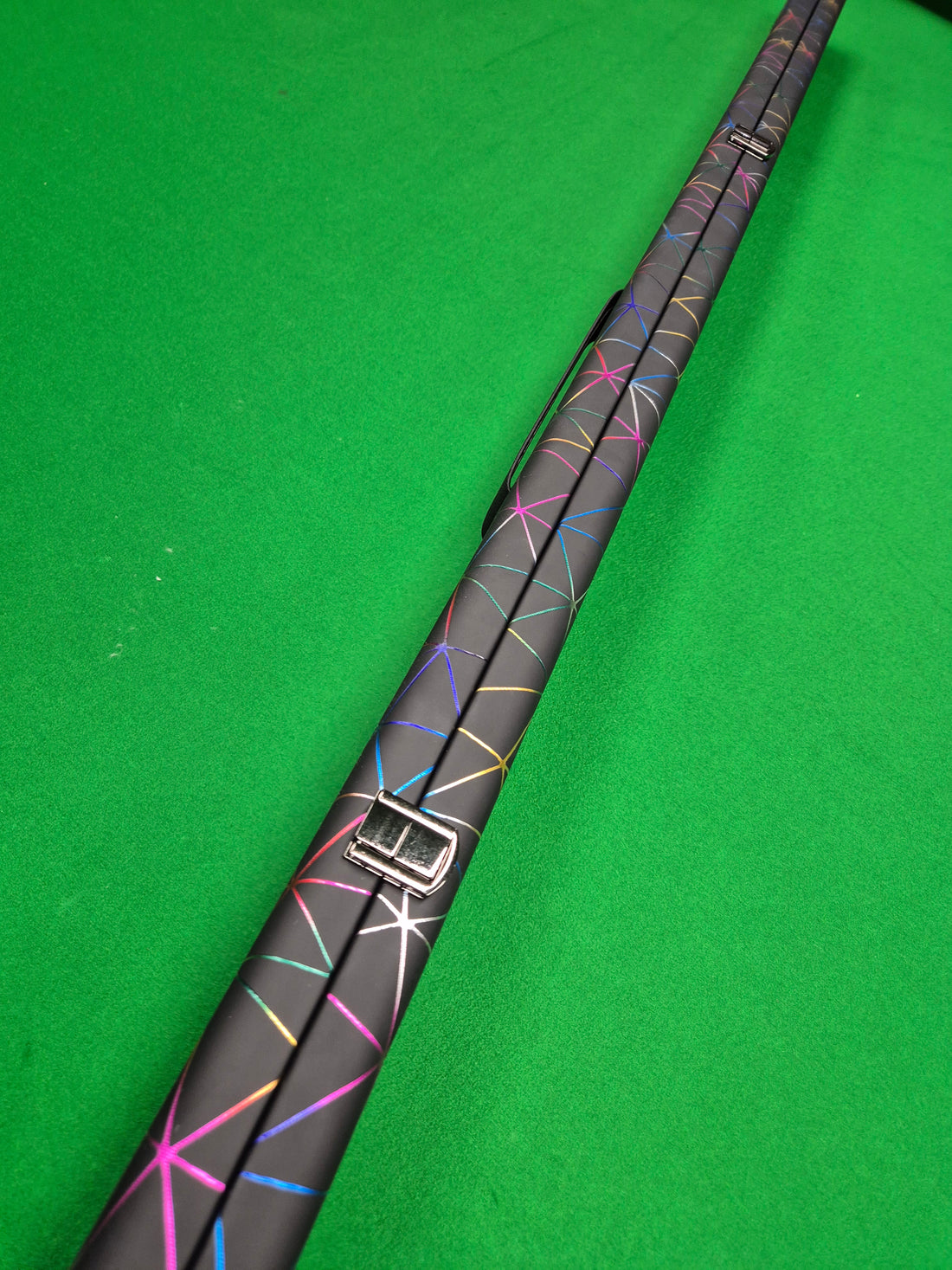 1 Piece 2 Slot Synthetic Leather Geometric KJS03