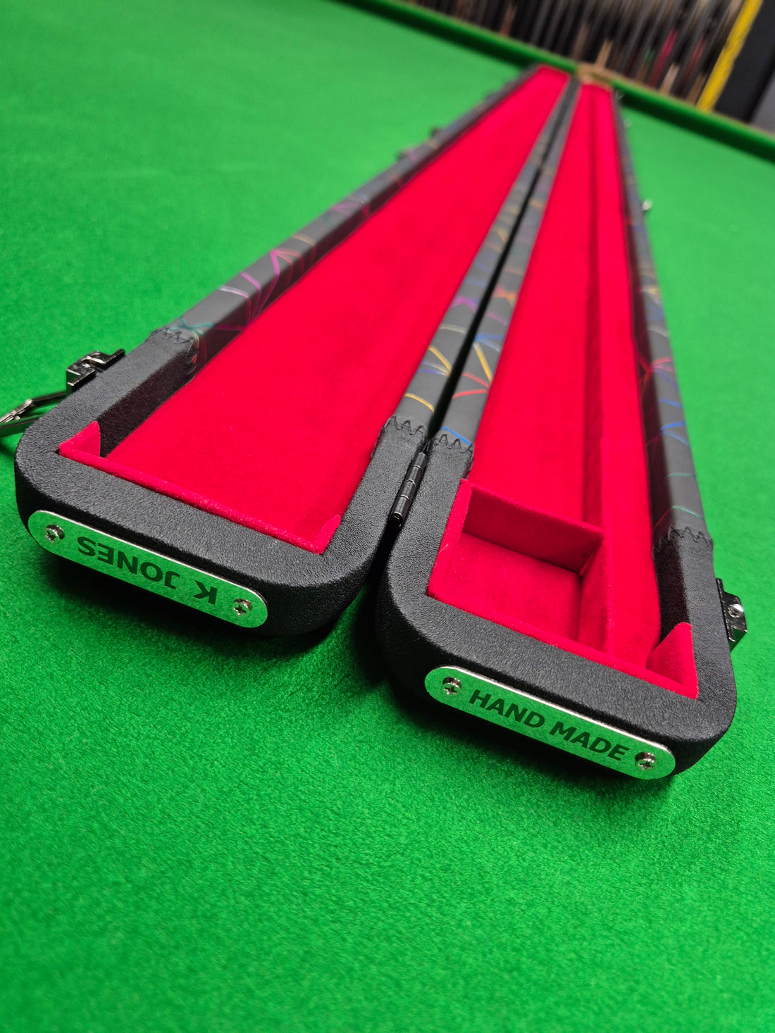 1 Piece 2 Slot Synthetic Leather Geometric KJS03