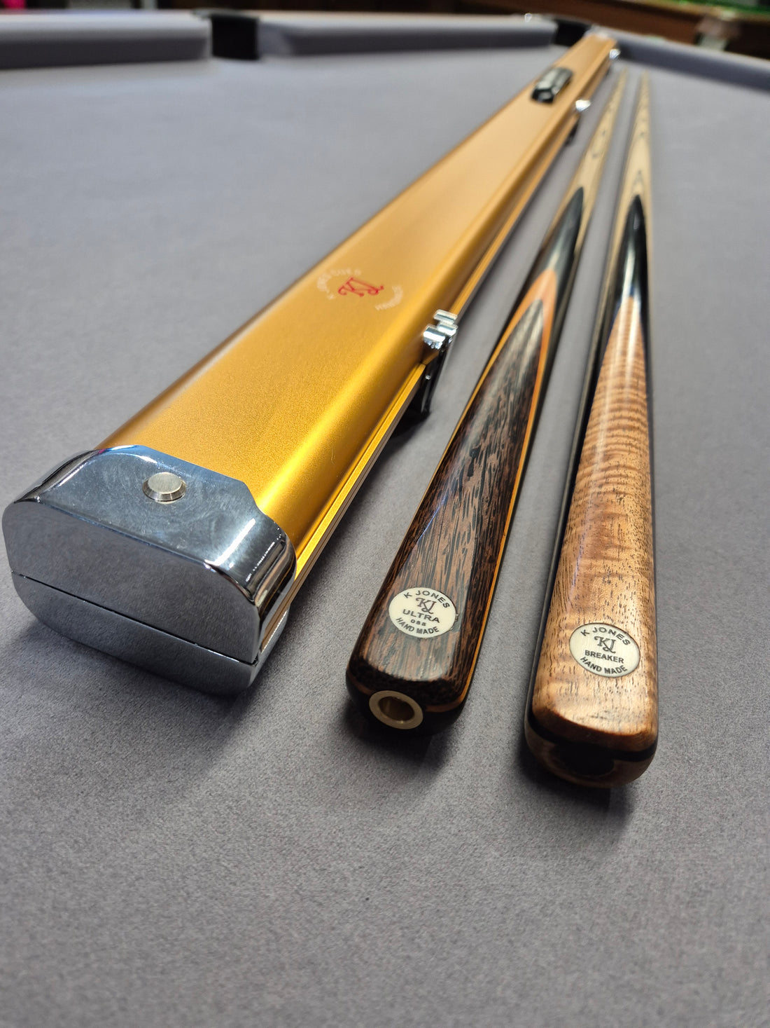 KJ Pool Cue & Break Cue Set with Aluminium Case