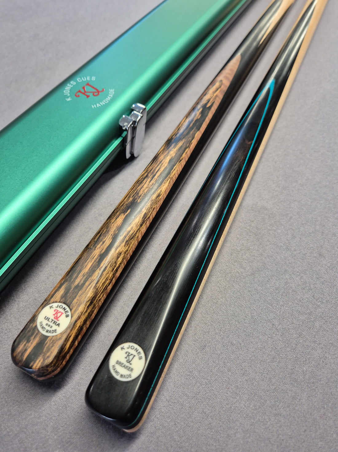KJ Maple Pool Cue & Break Cue Set with Aluminium Case