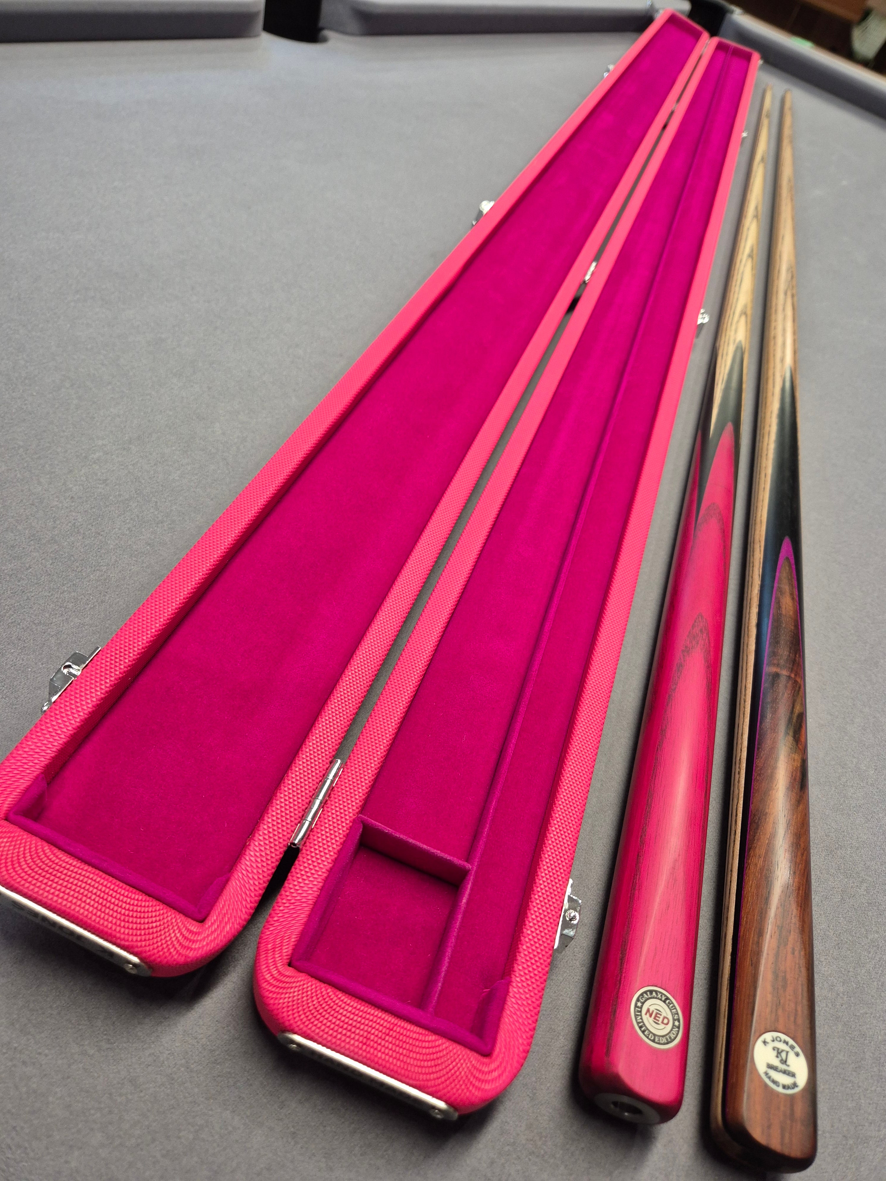Galaxy Pool Cue & KJ Break Cue Set with Case