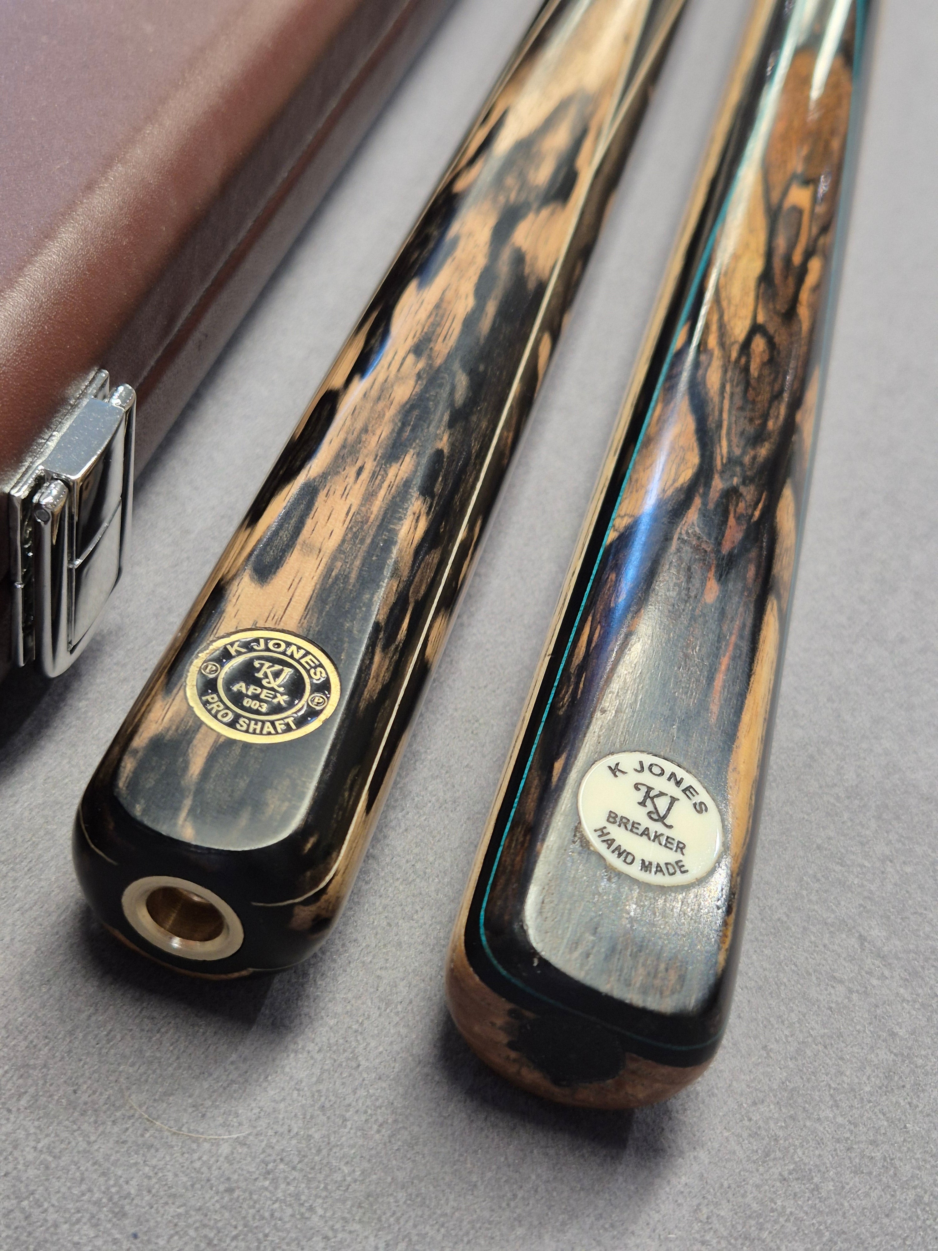 KJ Pool Cue & Break Cue Set with Leather Case