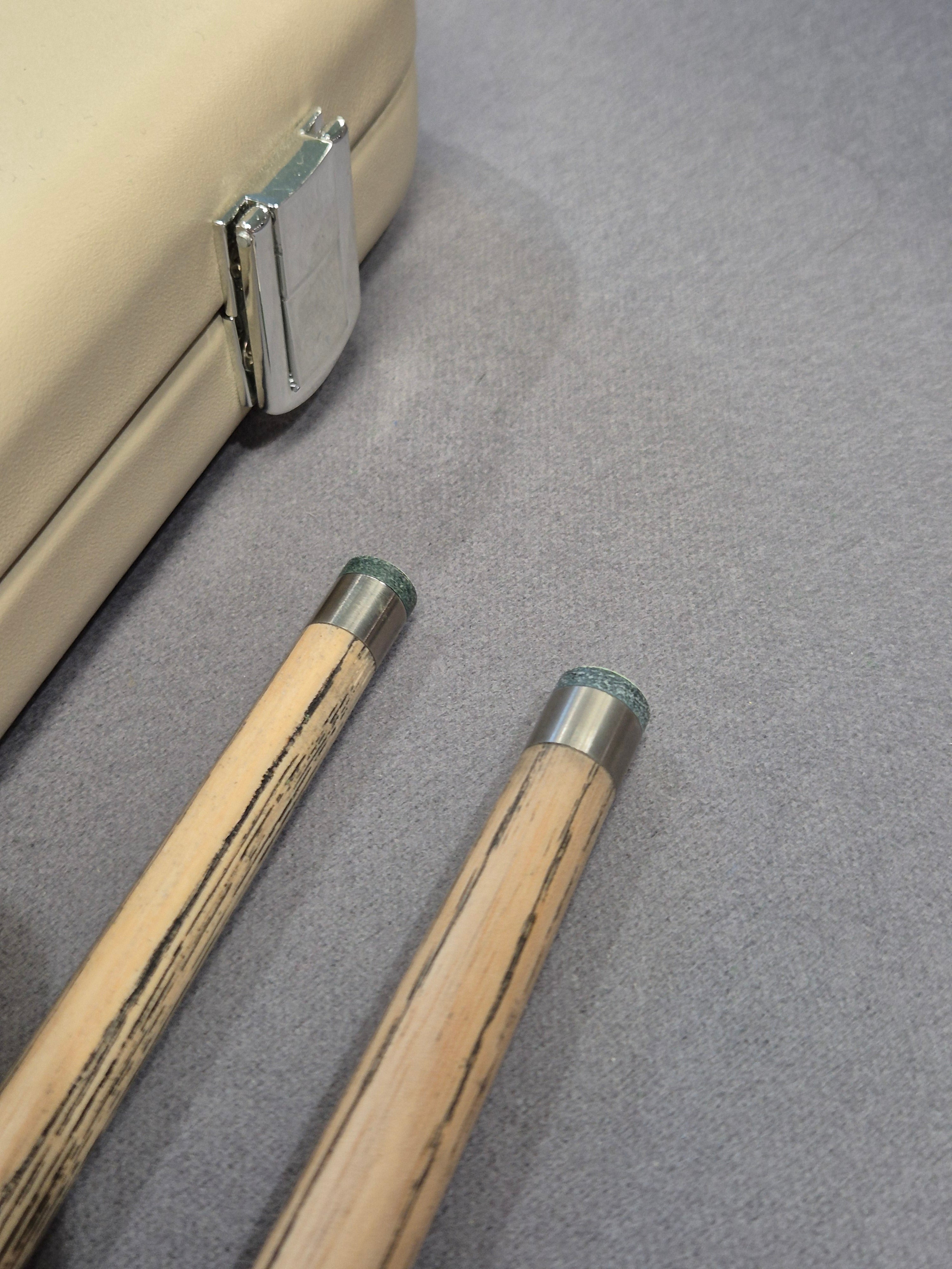 KJ Pool Cue & Break Cue Set with Leather Case