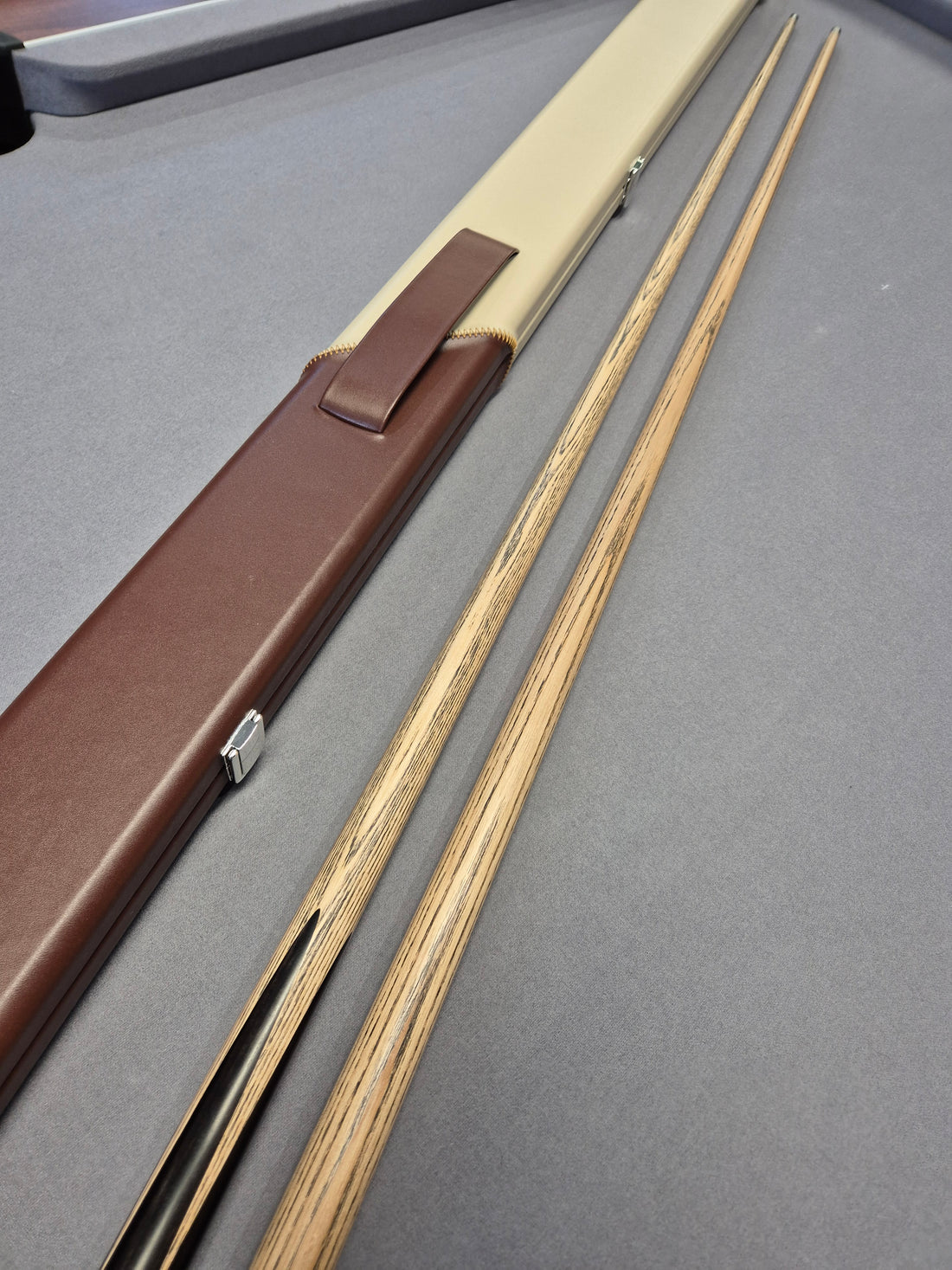 KJ Pool Cue & Break Cue Set with Leather Case