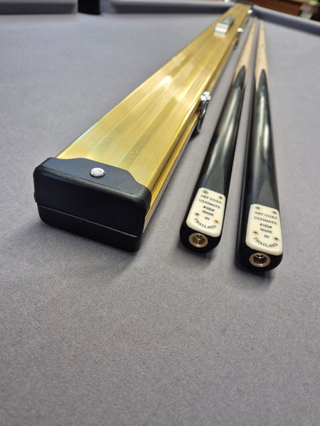Art Snooker & Pool Cue Set with Case