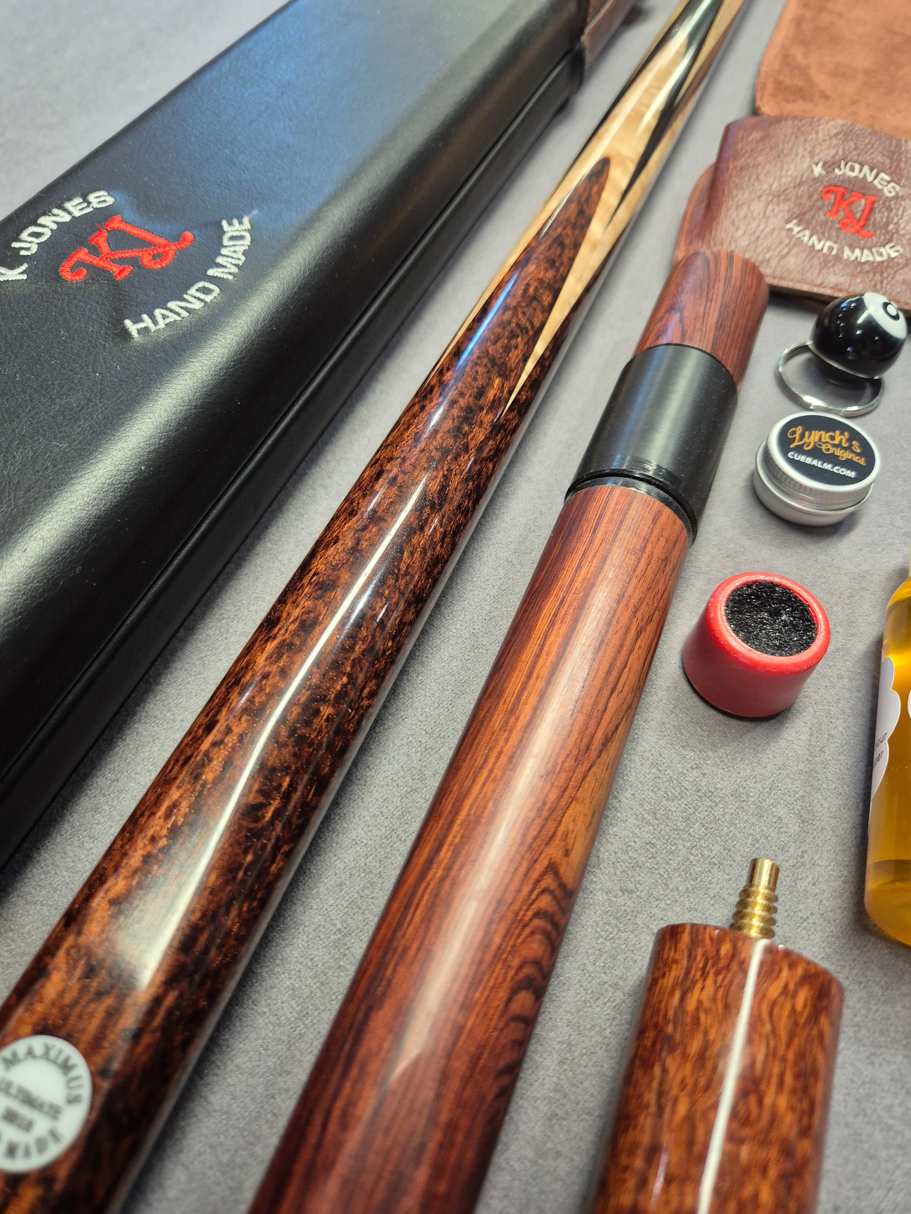 Maximus Ultimate Cue & Genuine Leather Case Set with Accessories