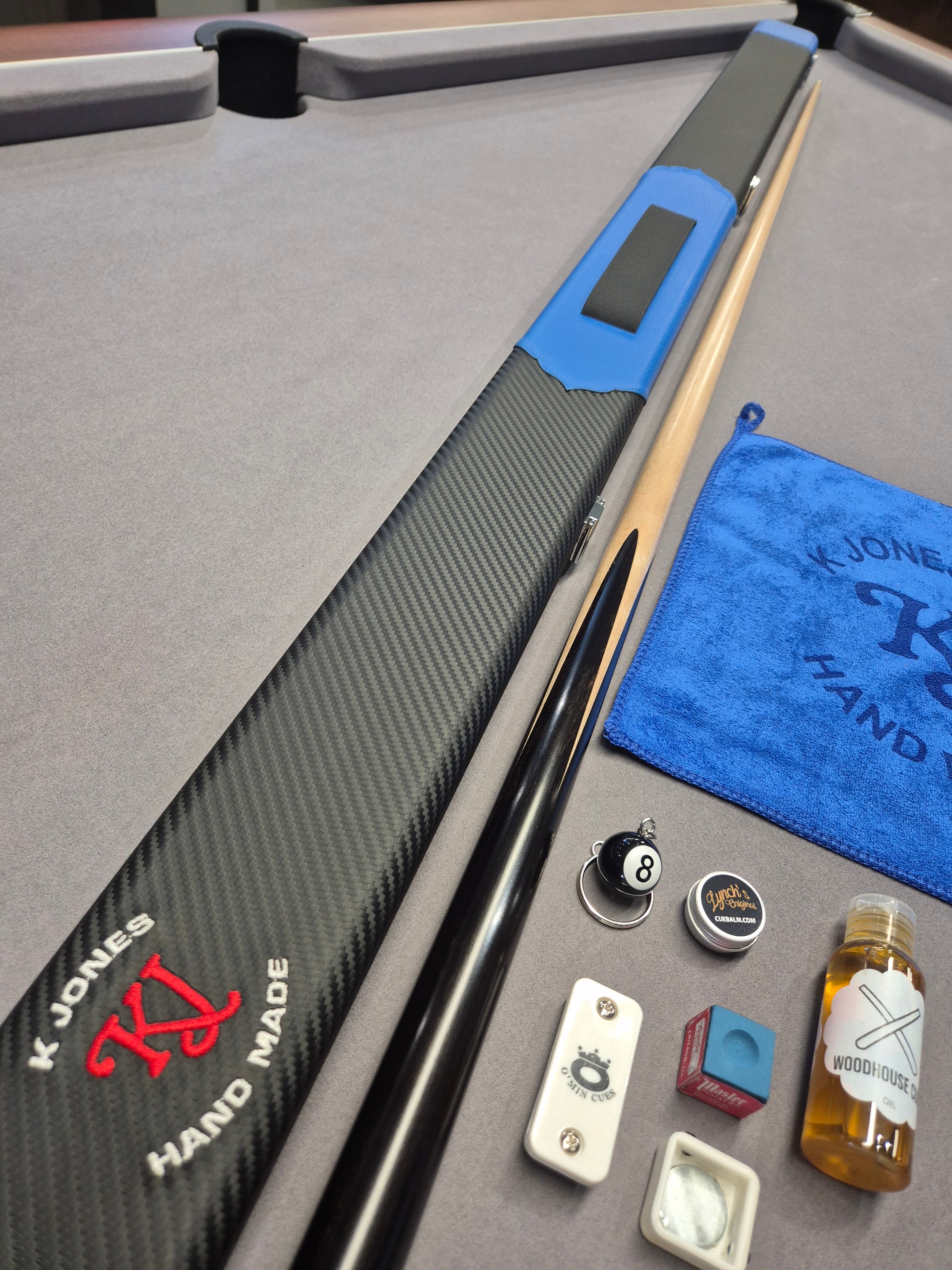 Maximus Premium Maple Cue & KJ Case Set with Accessories