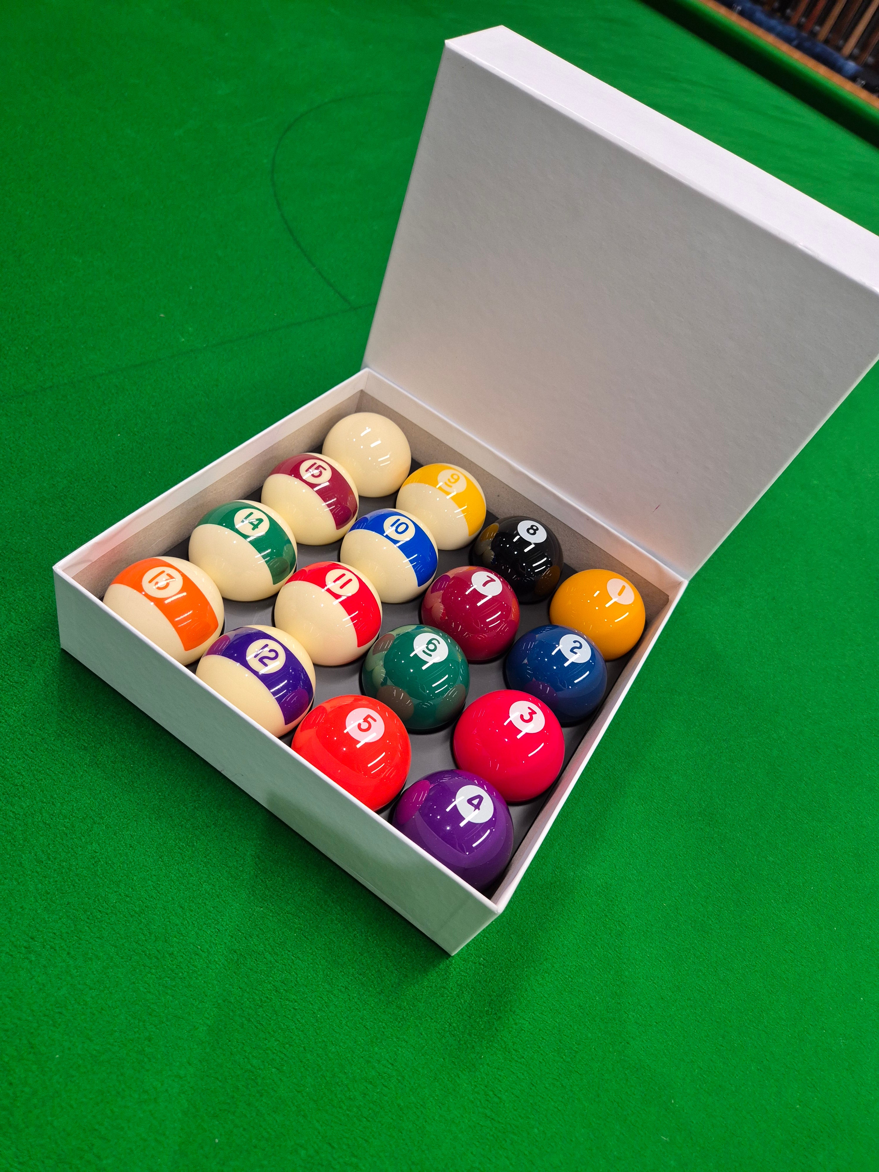 Aramith Screen Printed Spots & Stripes 2" Pool Balls