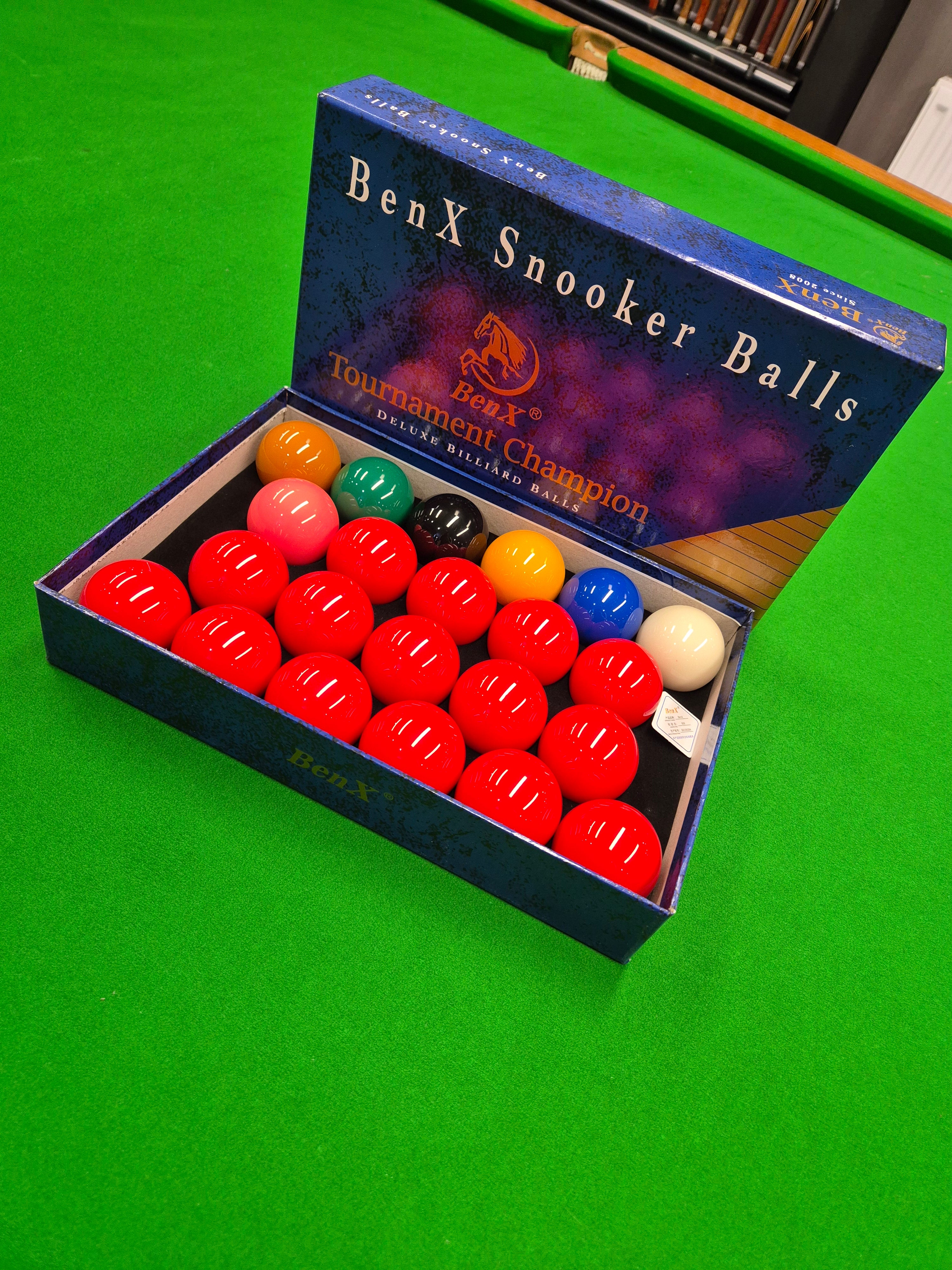 BenX Tournament Champion Deluxe Snooker Balls