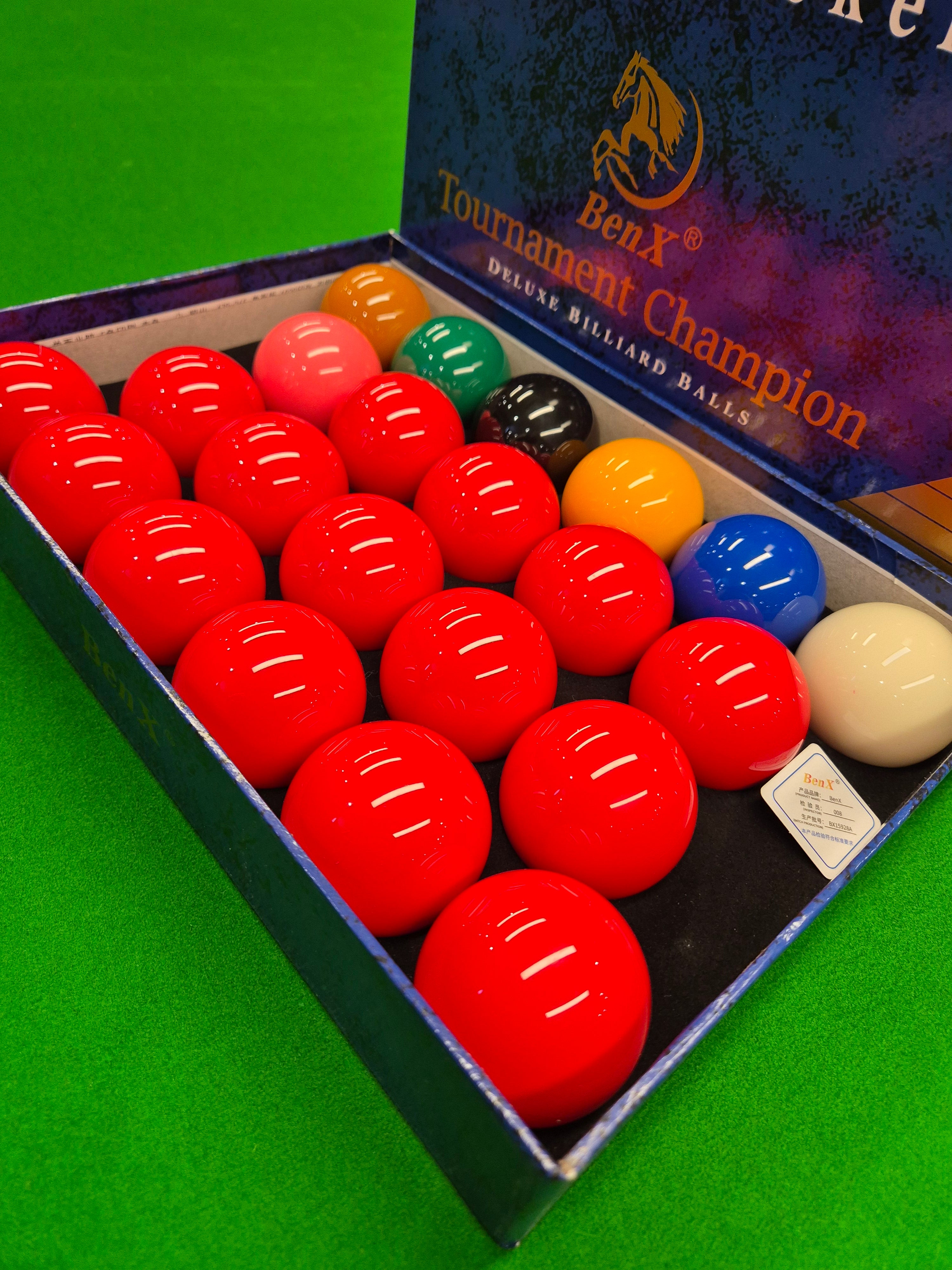 BenX Tournament Champion Deluxe Snooker Balls