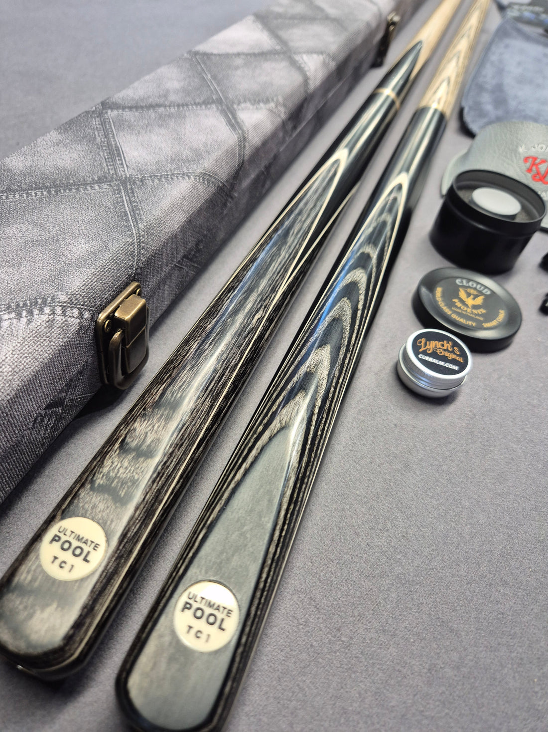 Ultimate Pool Limited Tom Cousins Pool Cue & Break Cue Set with Case and Accessories