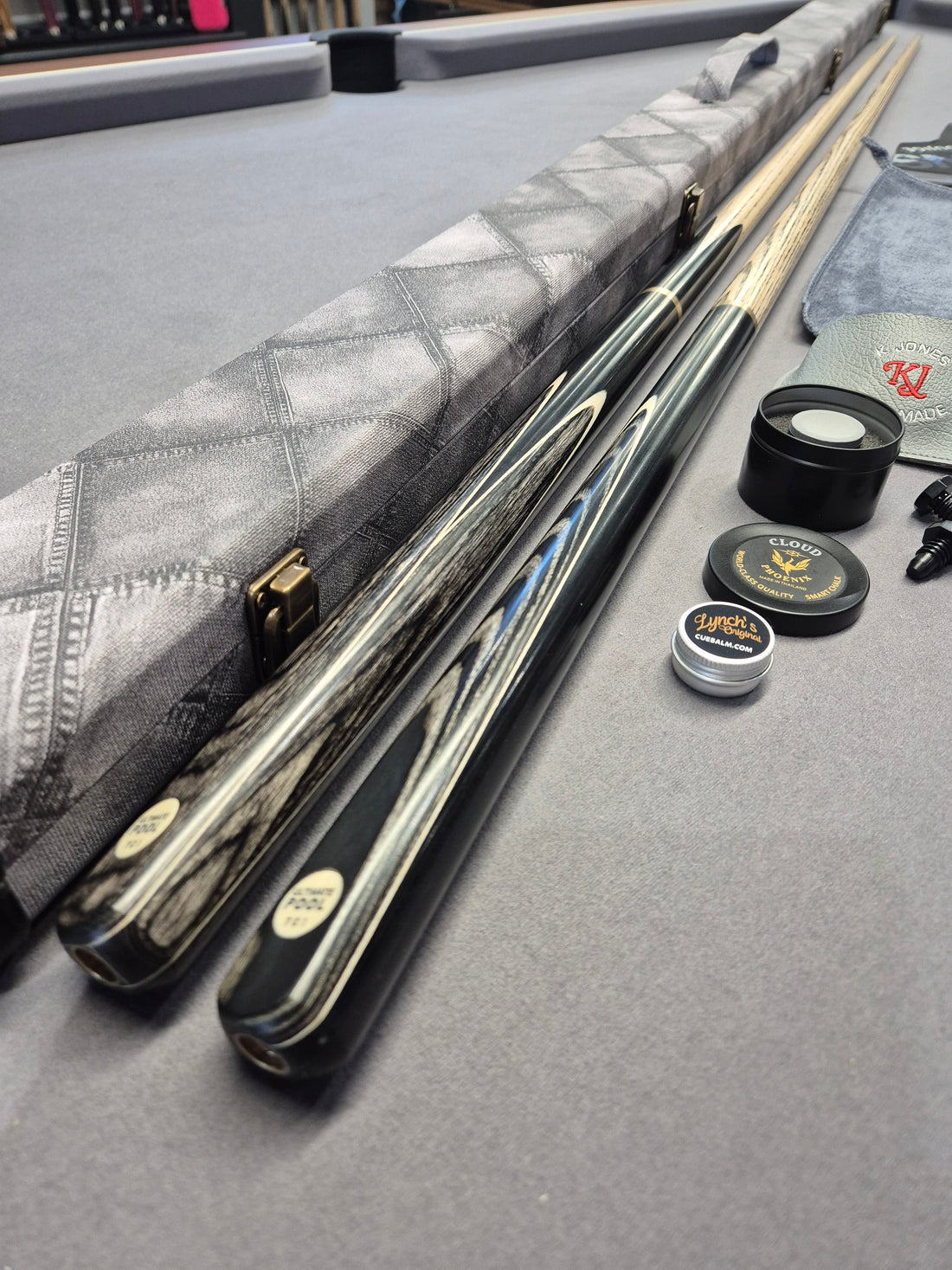 Ultimate Pool Limited Tom Cousins Pool Cue & Break Cue Set with Case and Accessories