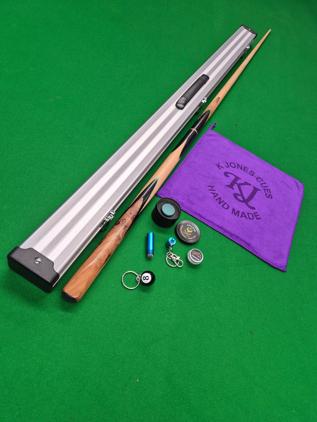Rob Silverwood 3/4 Cue & Case Set with Accessories