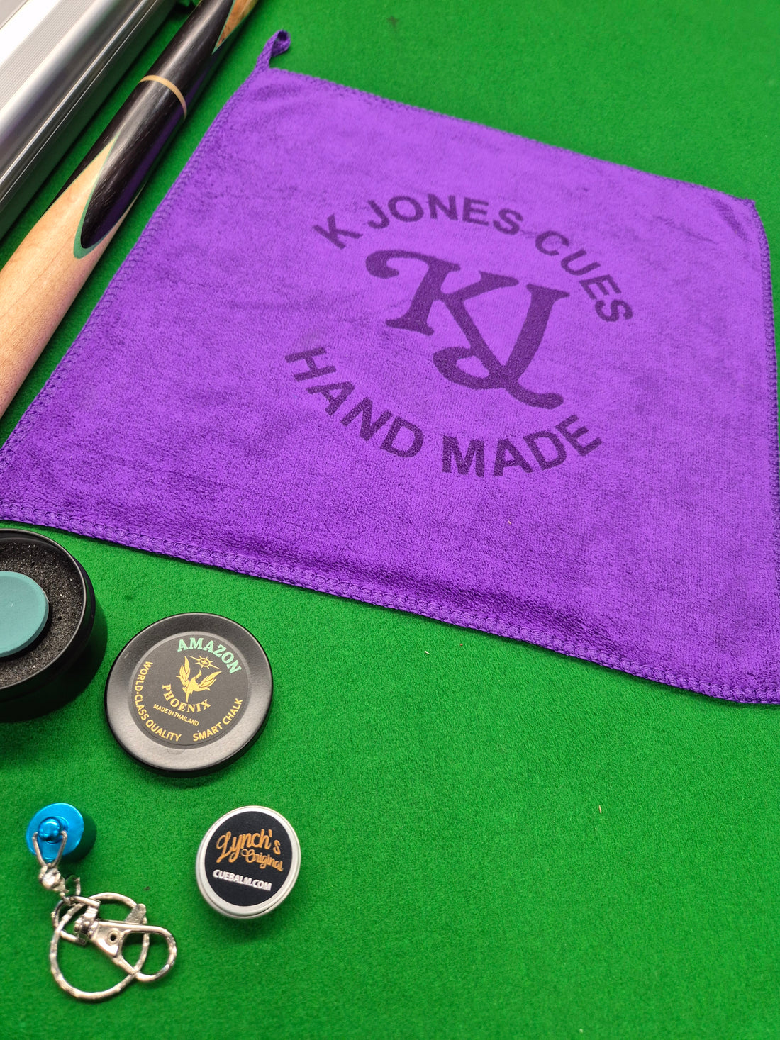 Rob Silverwood 3/4 Cue & Case Set with Accessories