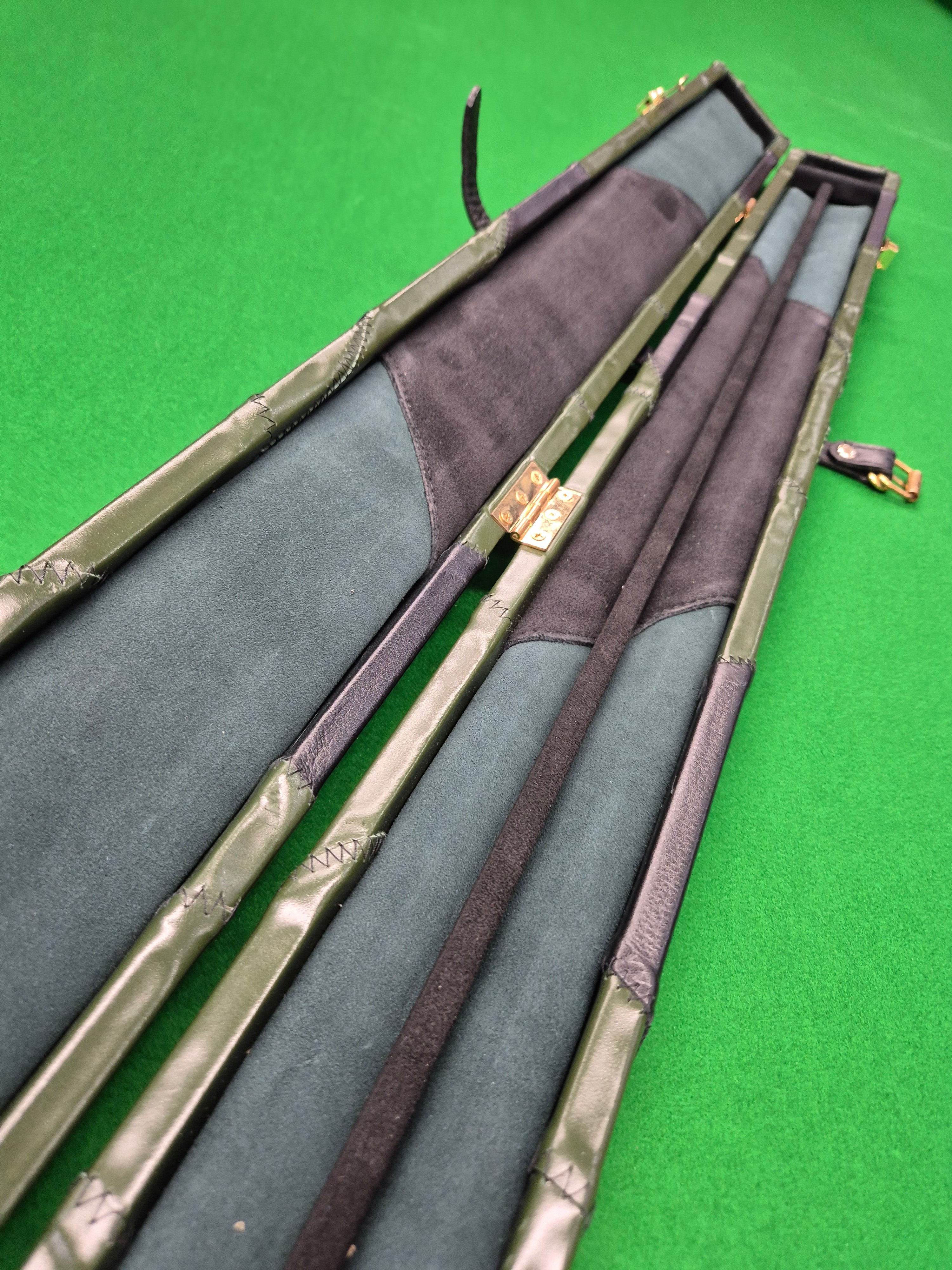 1 Piece 2 Slot Genuine Patchwork Leather