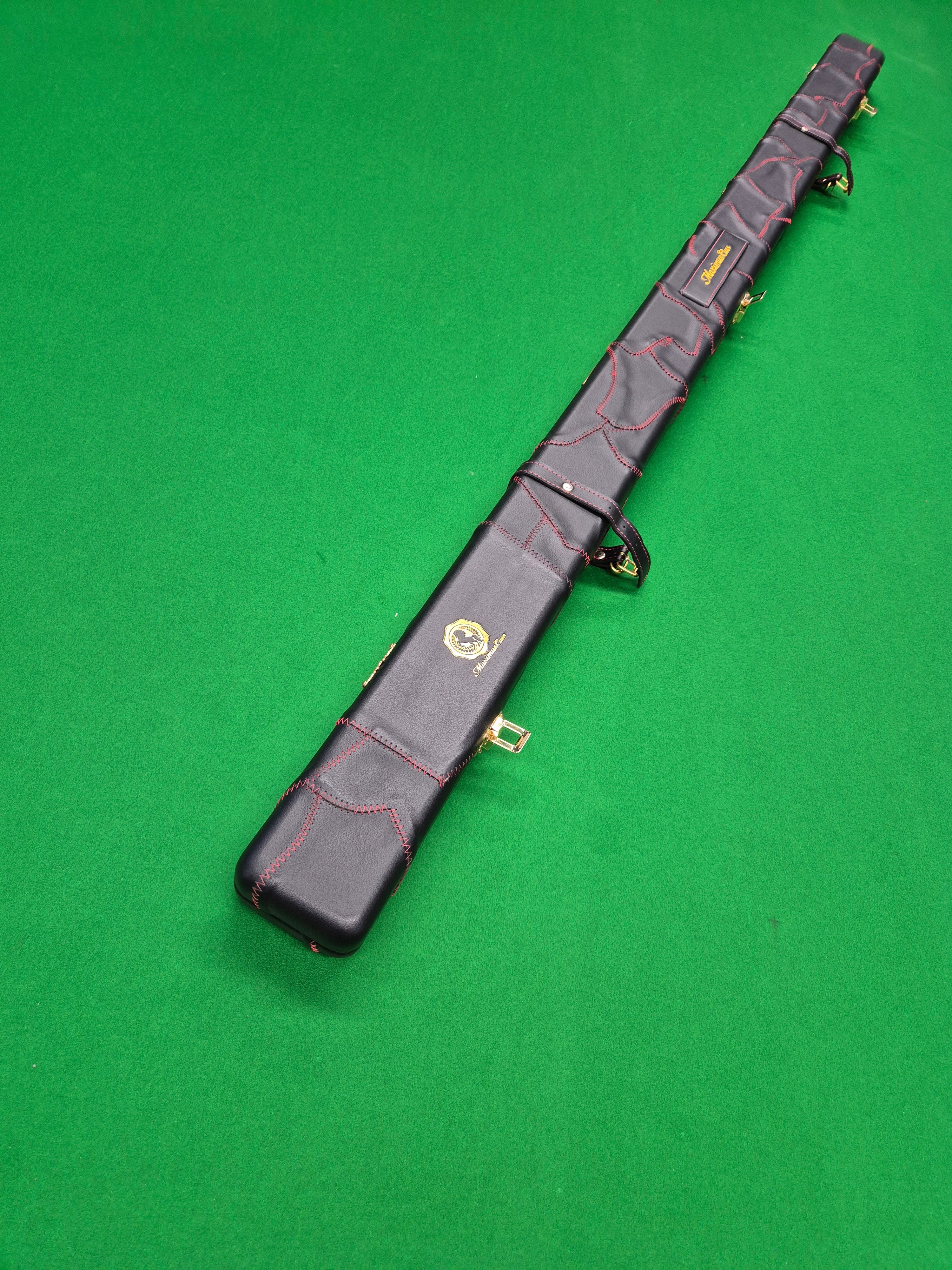 1 Piece 2 Slot Synthetic Leather Black MS01