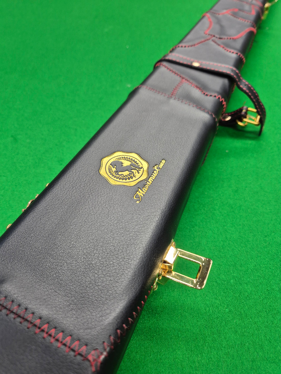 1 Piece 2 Slot Synthetic Leather Black MS01