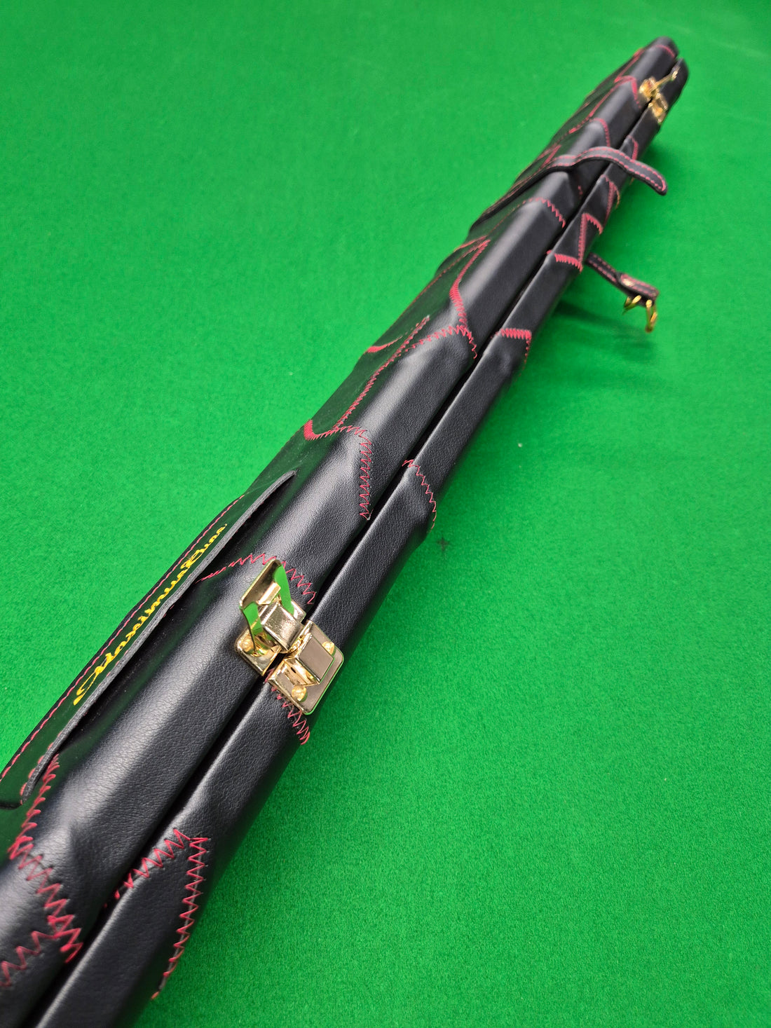 1 Piece 2 Slot Synthetic Leather Black MS01