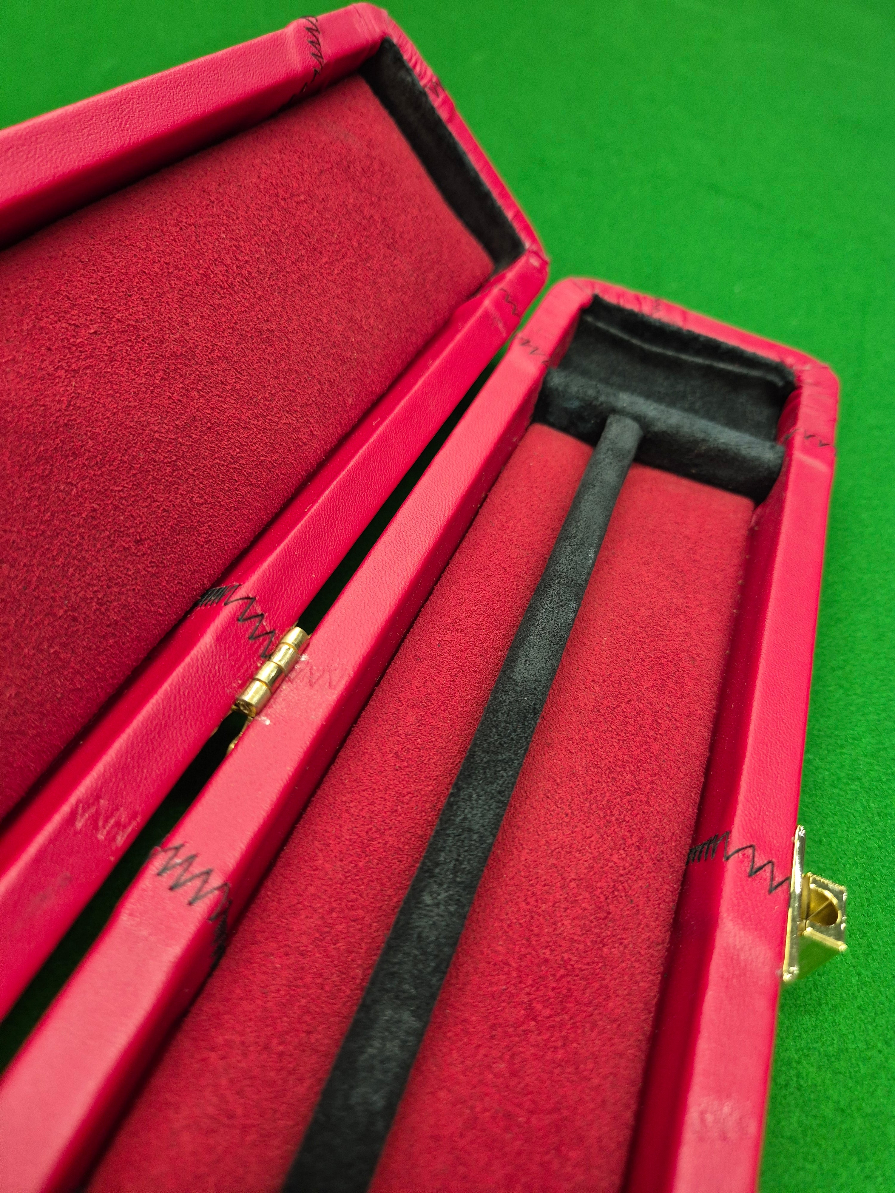 1 Piece 2 Slot Synthetic Leather  Red MS02