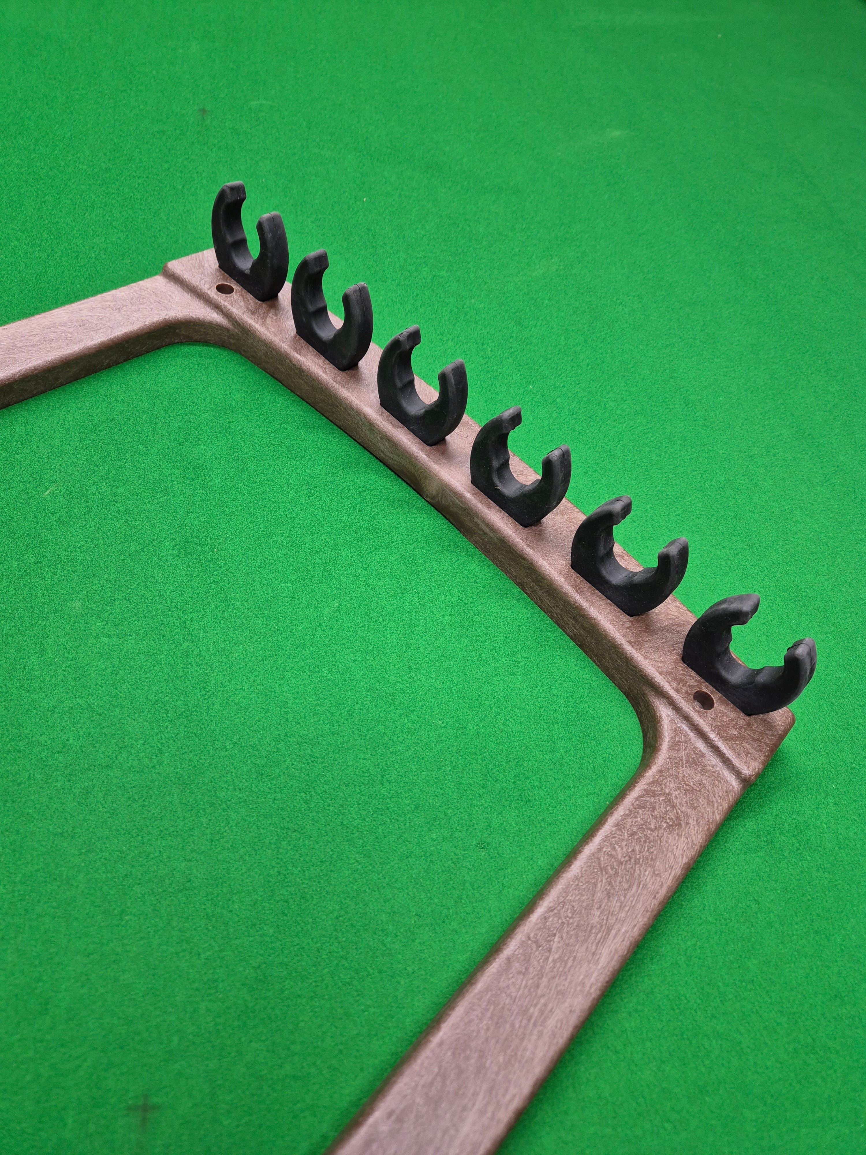 SAM Professional Cue Rack - Brown