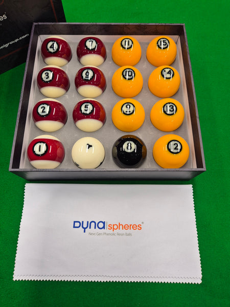 Pro 15 Dynaspheres - Official Ultimate Pool Ball Set
