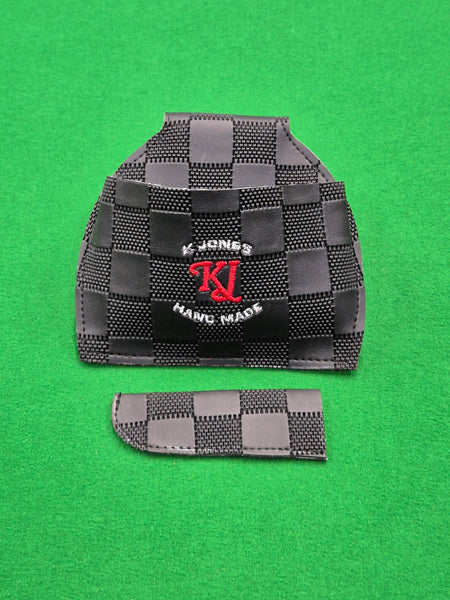 Synthetic Leather Chalk Pouch & Tip Protector Set [ZB-46]