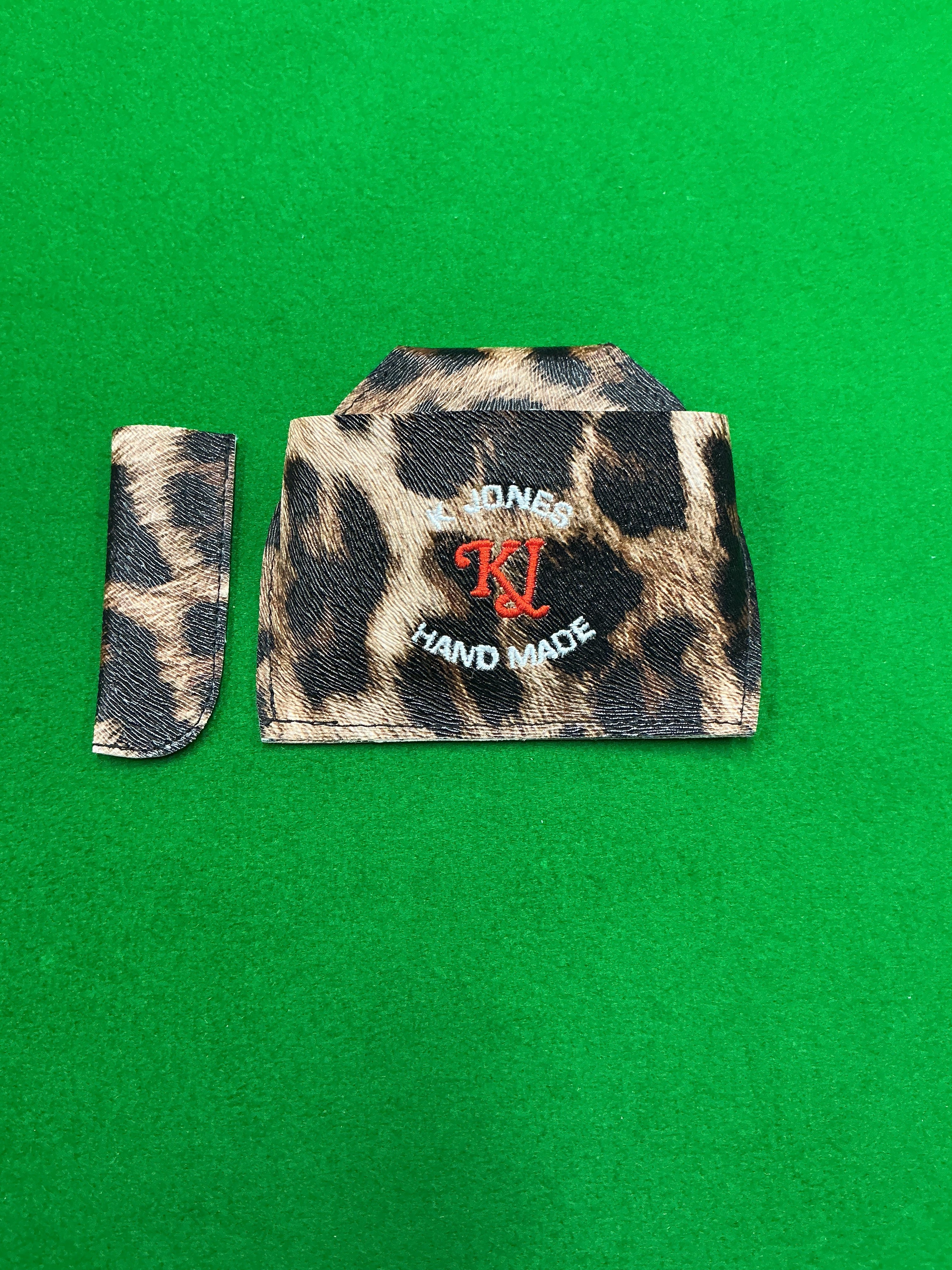 Chalk Pouch & Tip Protector set (leatherette)