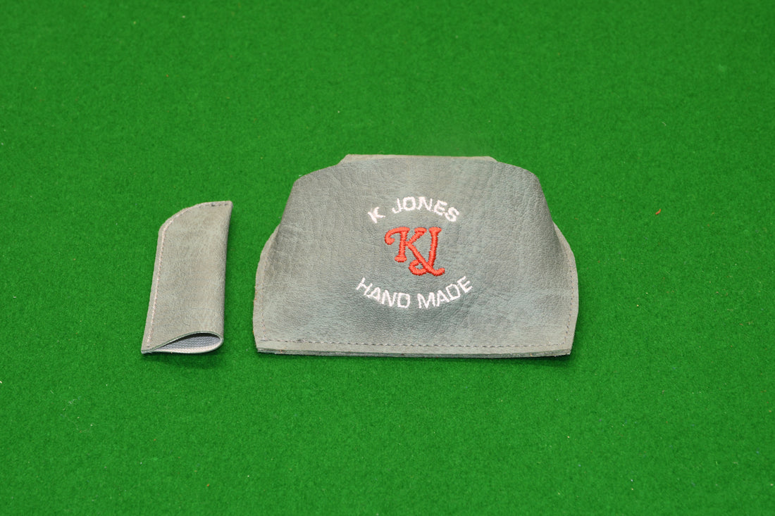 Chalk Pouch & Tip Protector Set Teal (Leatherette)