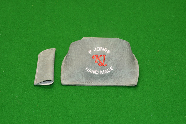 Chalk Pouch & Tip Protector Set Teal (Leatherette)