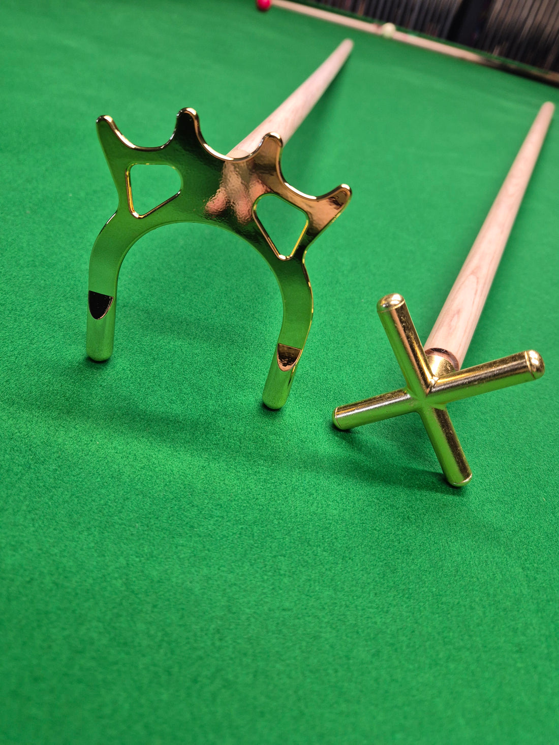 Ash 57" Snooker, Pool Rest with Metal screw On Rest Head EACH [RAC03]