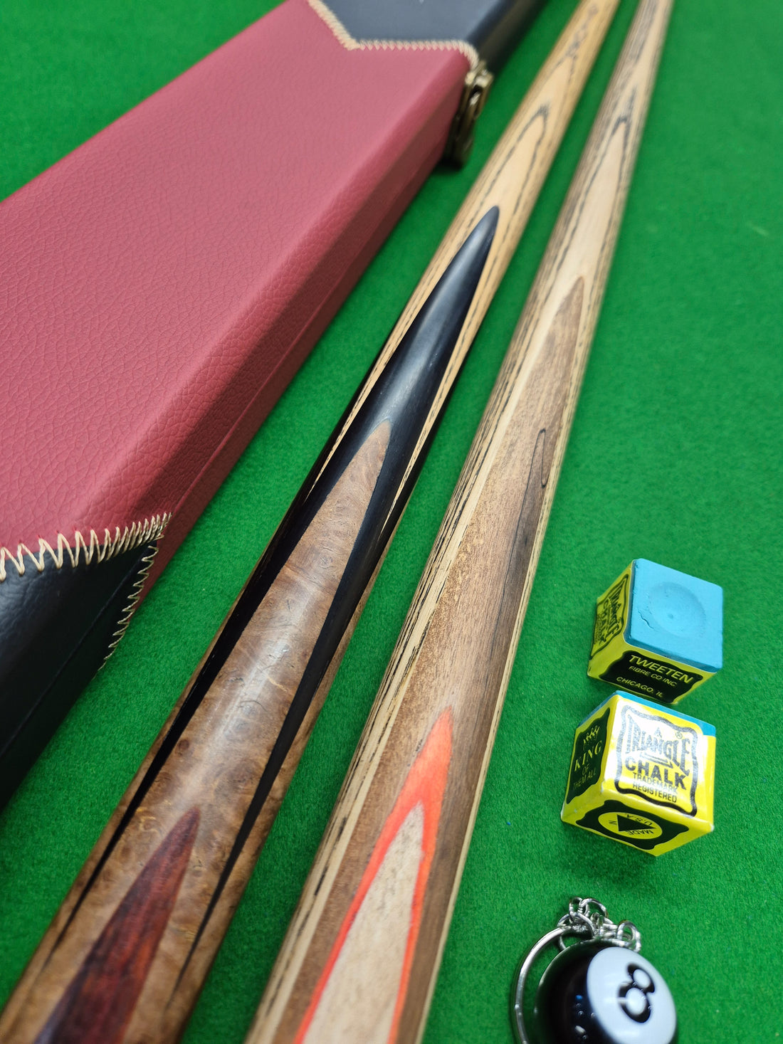 New ASD Ultimate Playing Cue, Break Cue & Case Set with Accessories