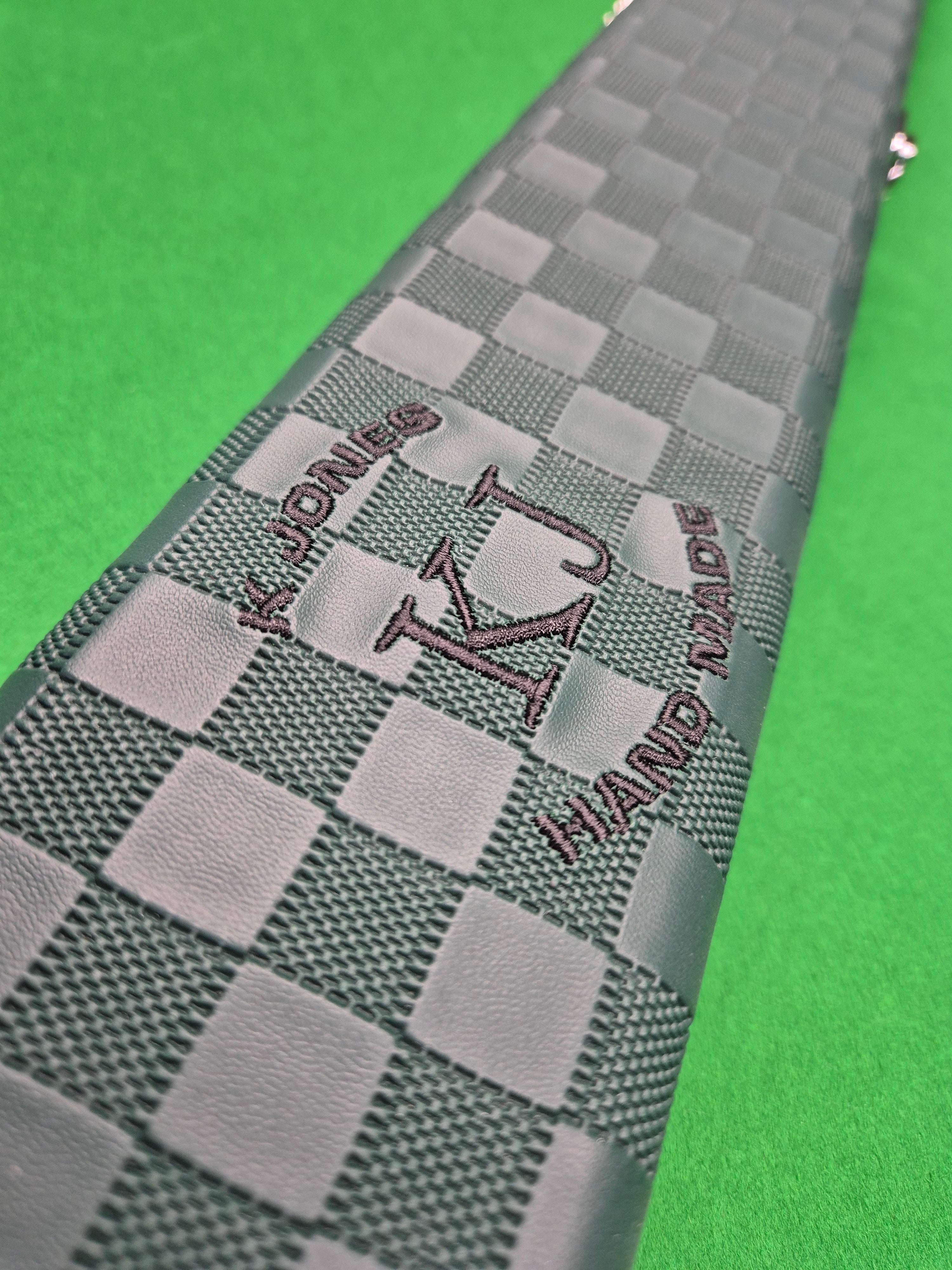 3/4 2 Slot Synthetic Leather Green [KJC-40]